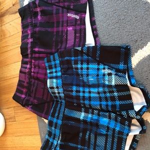 Reebok spandex shorts.